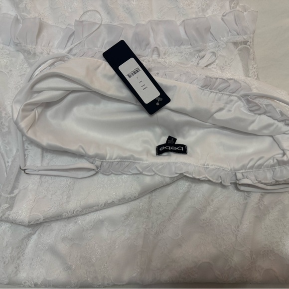 Bebe Smock Ruffle Maxi Dress - Picture 7 of 11